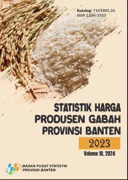 Statistik Harga Produsen Gabah Provinsi Banten 2023