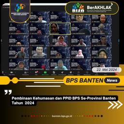 Pembinaan Kehumasan dan PPID BPS Se-Provinsi Banten