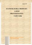 Statistik Harga Produser Gabah Provinsi Banten Tahun 2006