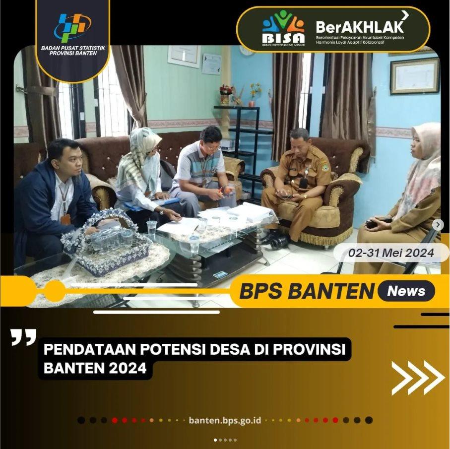 Pendataan Potensi Desa (Podes) 2024 di Provinsi Banten